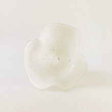 Load image into Gallery viewer, White Frosted with Confetti Ruffled Vase
